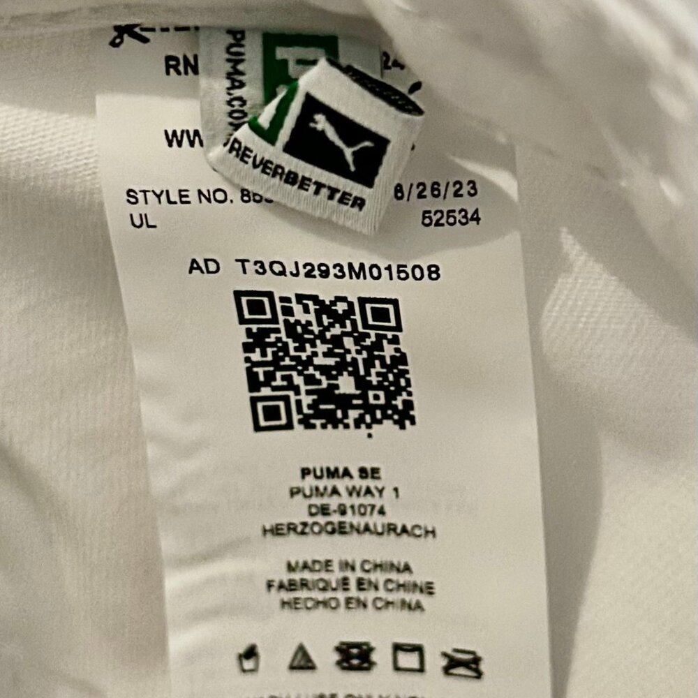 Men's/Women's White Puma Hat  - NWT - Picture 8 of 9